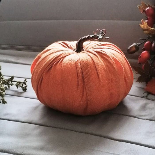 Large Orange Material Pumpkin