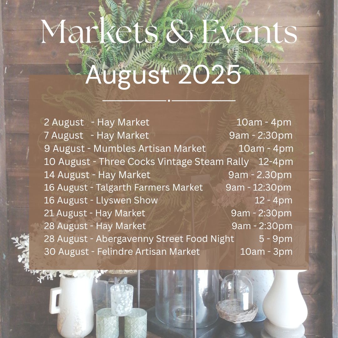 Market events that are being exhibited at during August 2025
