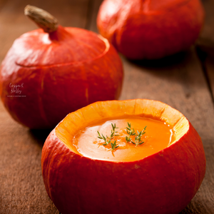 Autumn Recipes - Roasted Pumpkin and Thyme Soup