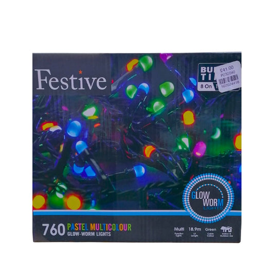 760 Pastel Bright Blue Tree Lights