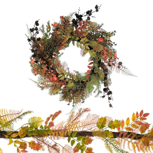 Autumn Wreath & Garland Set