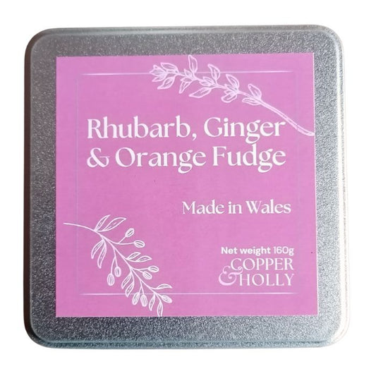 Rhubarb, ginger and orange tin - Copper & Holly