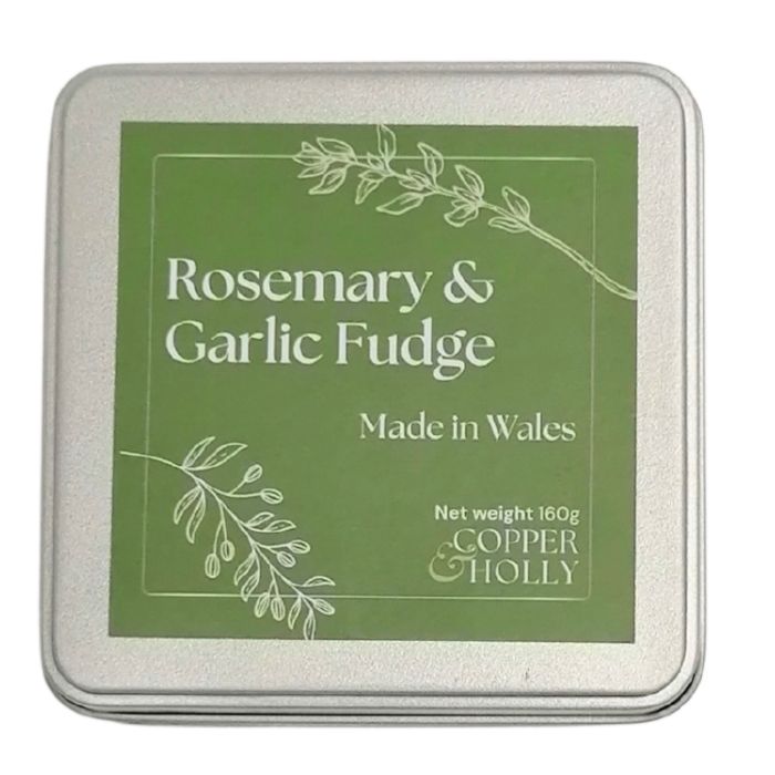 Rosemary & Garlic tin - Copper & Holly