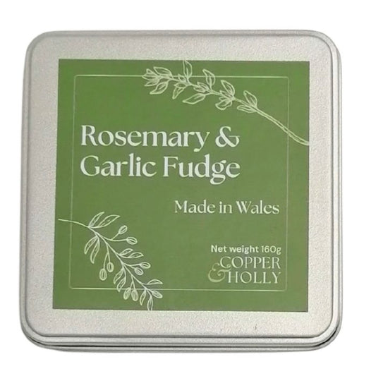 Rosemary & Garlic tin - Copper & Holly