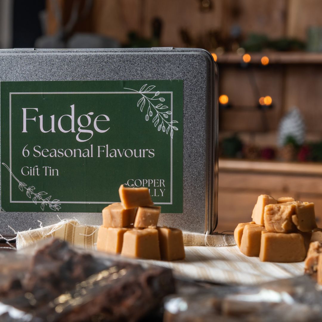handmade British seasonal fudge gift box -Handmade fudge collection using traditional recipe with seasonal flavours