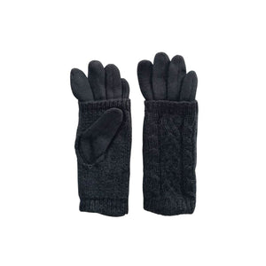 Image showing flat lay of 3 in 1 multi style black gloves