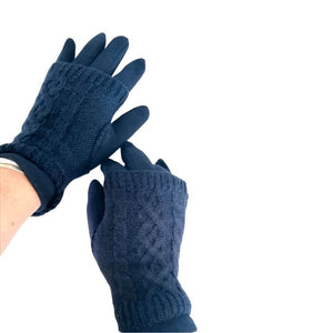 Showing the 3 in 1 multi style gloves on models hands