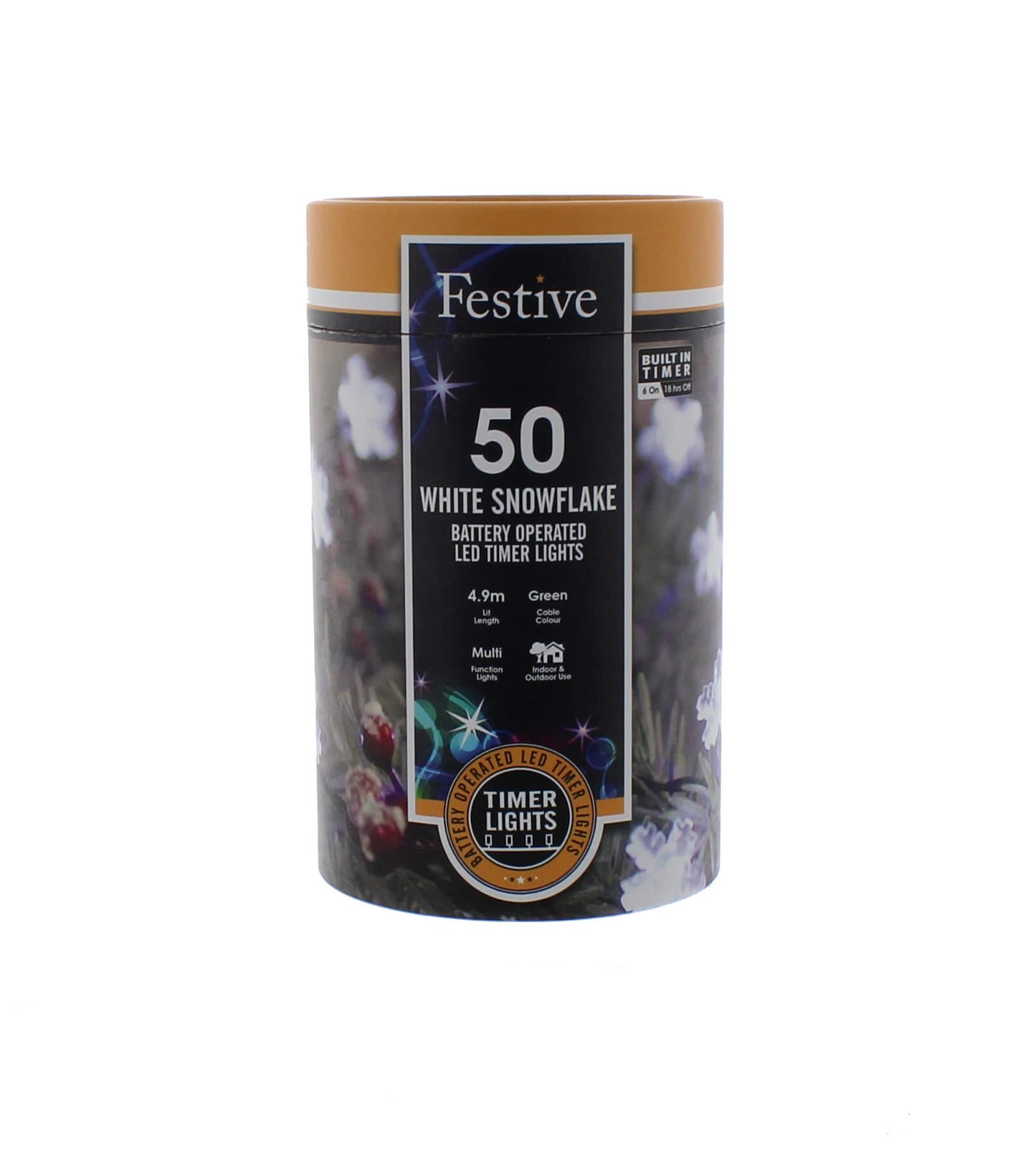 Box of battery snowflake Christmas lights