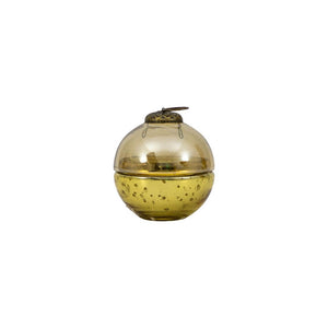 Bauble candles in gold
