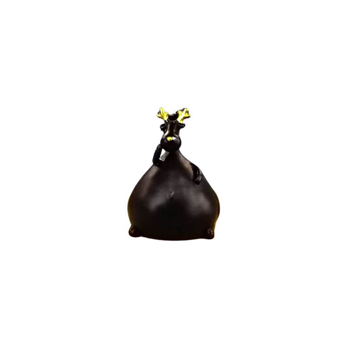 Black Reindeer Ornament