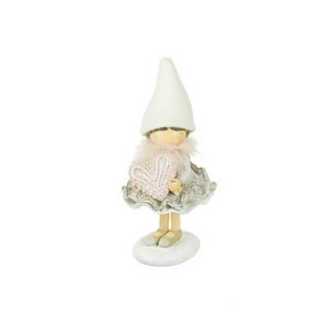 Christmas fairy ornament in a duck egg green dress