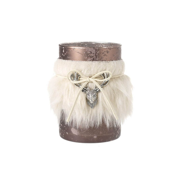 Furry Tea Light Candle Holder