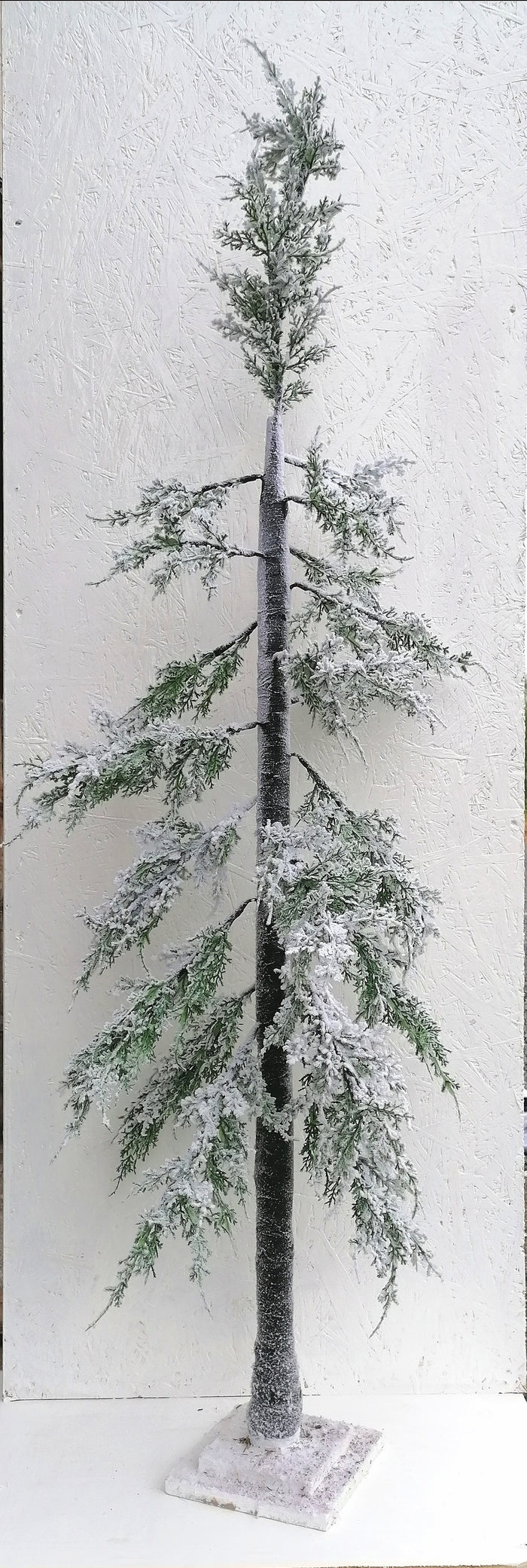 Extra Large Snow Covered Eucalyptus Green Display Fir Tree