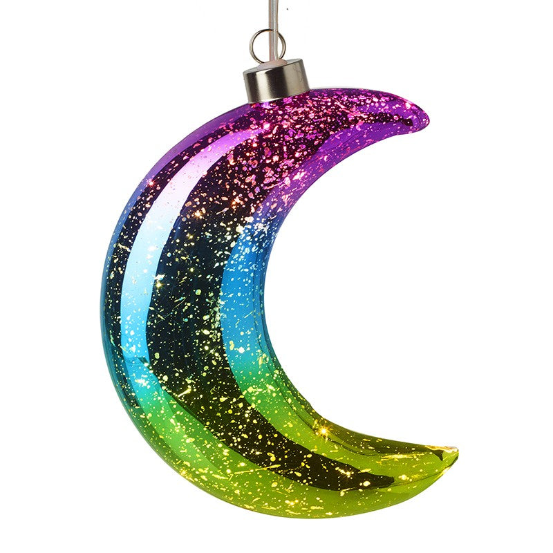 Crescent moon shop hanging light