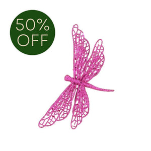 Pink Butterfly Clip
