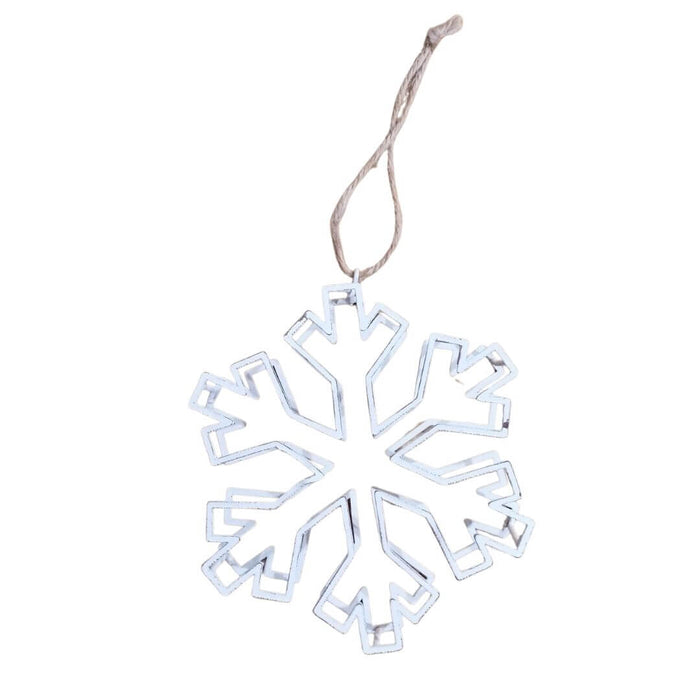 Sterling silver clearance snowflake ornaments