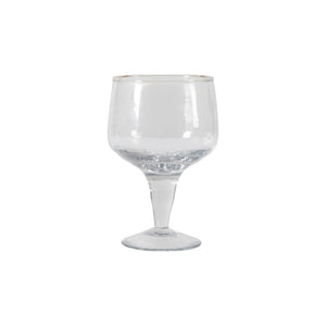 Showing the shape of the thick stem gin glasses